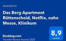 Das Berg Apartment Ruettenscheid, Netflix, Nahe Messe, Klinikum